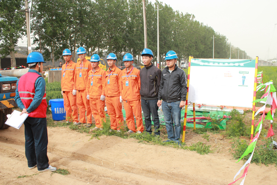 圣城街道农灌施工标准化学习活动